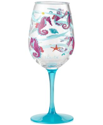 Enesco Lolita Seahorse 2-Pc. Wine Glass Set & Reviews - Glassware ...