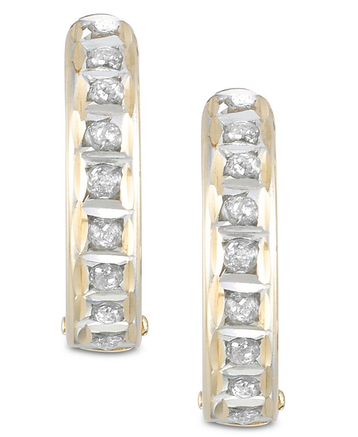 Diamond fascination discount 10k earrings
