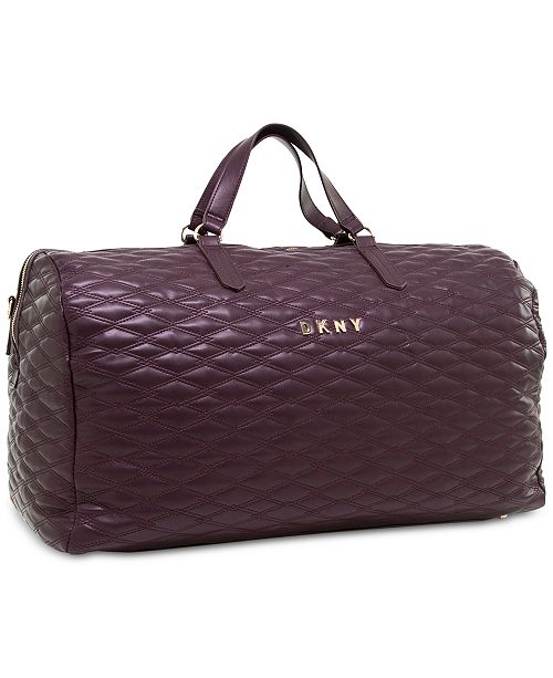 DKNY Allure Quilted Duffel Bag, Created for Macy's Duffels & Totes