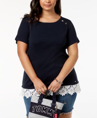 macys plus size tommy hilfiger