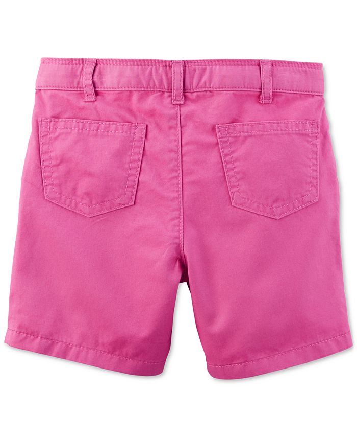 Carter's Cotton Twill Roll-Cuff Shorts, Toddler Girls & Reviews ...