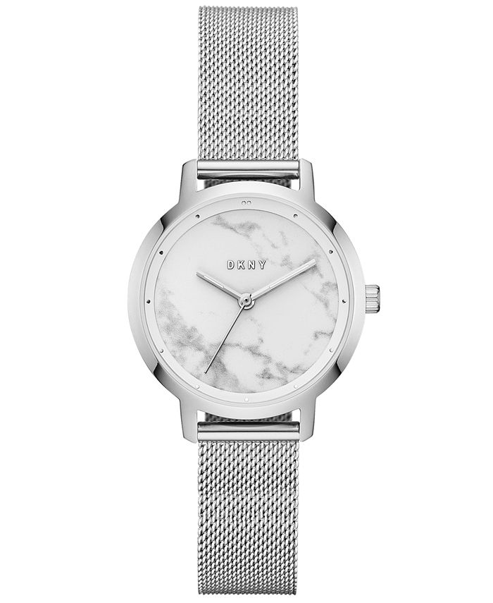 DKNY Women's Modernist Stainless Steel Mesh Bracelet Watch 32mm ...