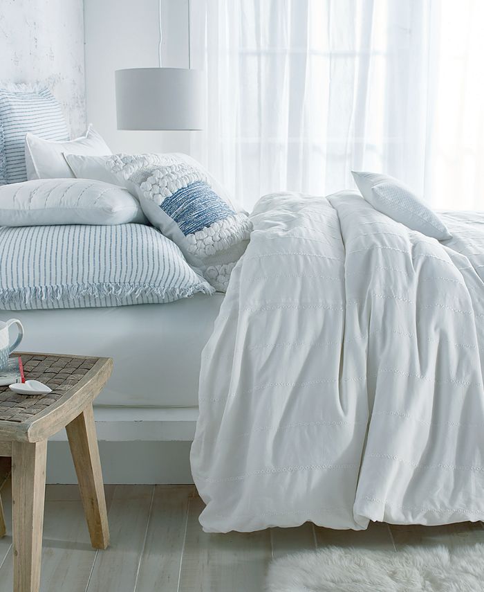 DKNY PURE Eyelet Voile King Duvet Cover Macy's