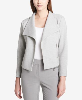 Christopher Calvin Rib Knit Short Open Jacket 45612 F25 Sage, Fuschia, Blue