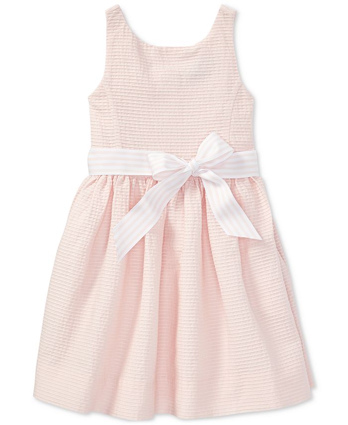 Polo Ralph Lauren Fit & Flare Dress, Little Girls - Macy's