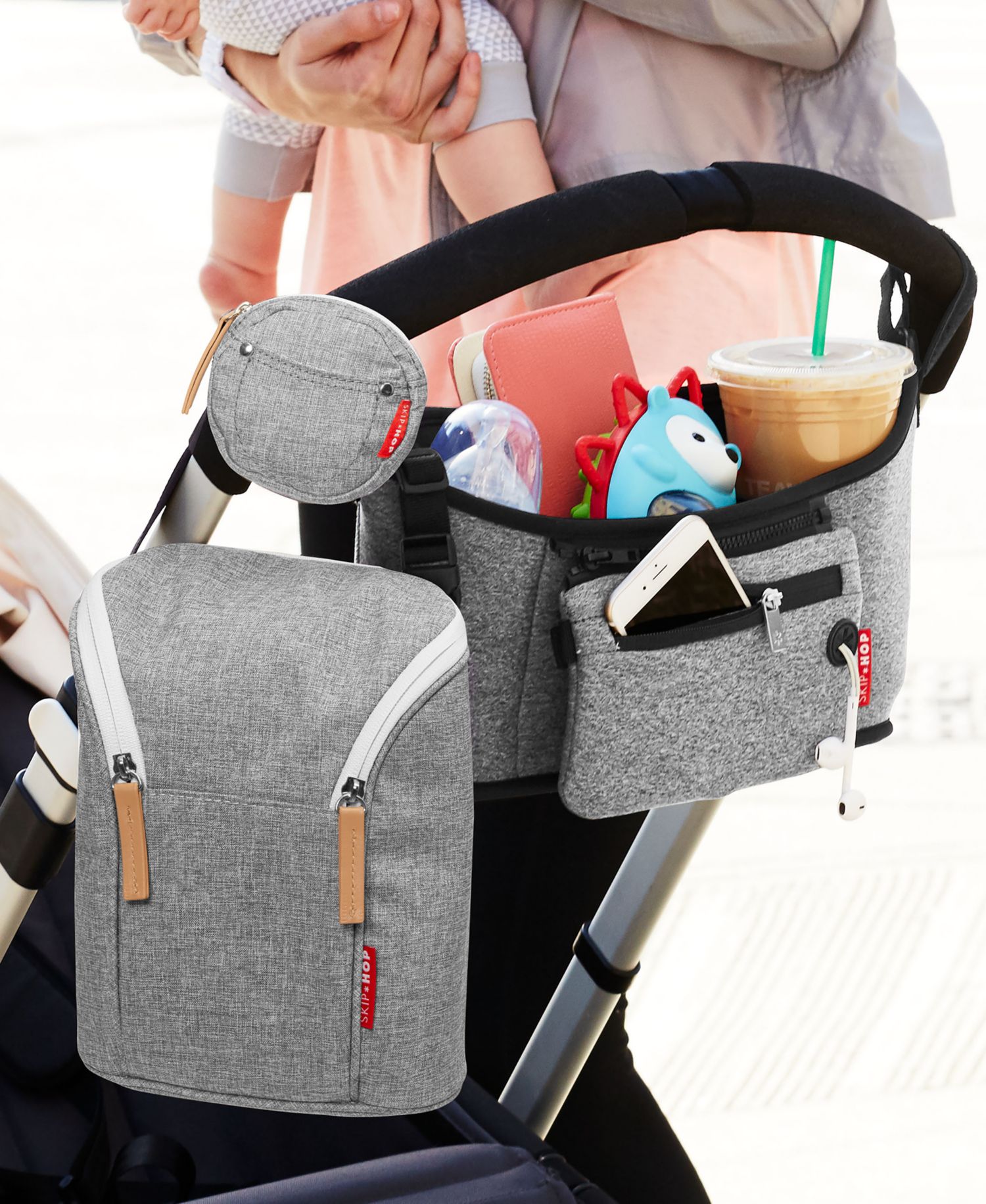 Baby Grab & Go Double Bottle Bag