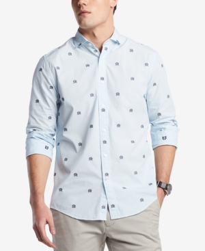 TOMMY HILFIGER MEN'S BALDWIN SHIRT, CREATED FOR MACY'S