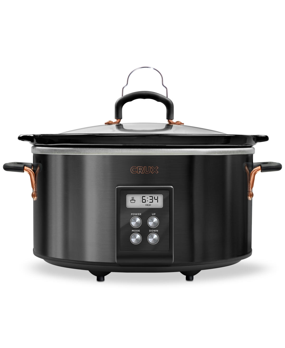 Crux 6-qt. Programmable Slow Cooker, Created For Macy's In Black