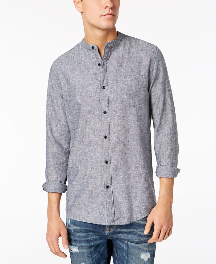 American Rag Men's Linen Pocket Shirt, Created for Macy's - Macy's