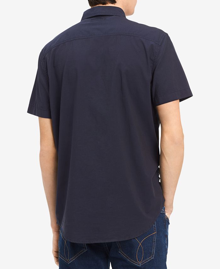 Calvin Klein Jeans Men's Horizontal Striped Shirt & Reviews - Casual ...