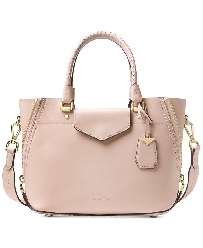 Michael Kors Blakely Small Smooth Leather Messenger - Macy's