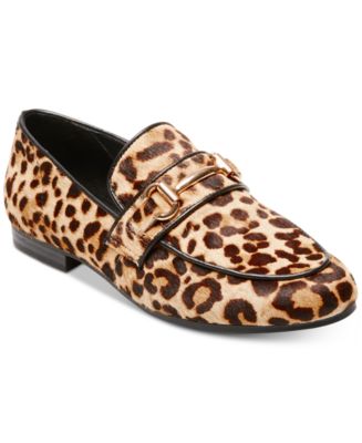 Steve Madden Women's Kerry Leopard Loafers - Macy's