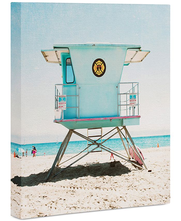 Deny Designs - Bree Madden Santa Cruz Summer Art Canvas 8x10"