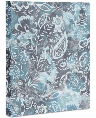 Deny Designs - Jacqueline Maldonado Folk Floral Art Canvas 8x10"