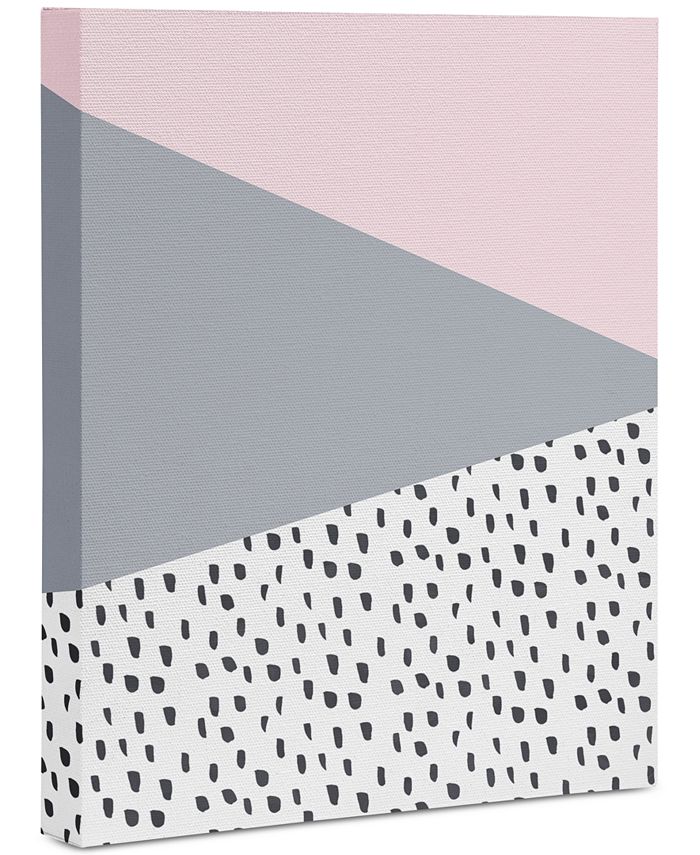 Deny Designs - Viviana Gonzalez Scandinavian Style Gray Art Canvas 8x10"