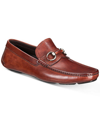 Massimo Emporio Men's Braided Leather Bit Drivers, Created for Macy's ...