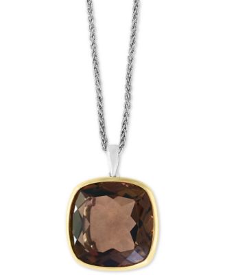 effy smoky quartz necklace