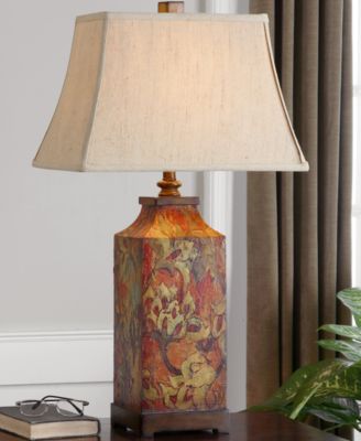  Colorful Flowers Table Lamp
