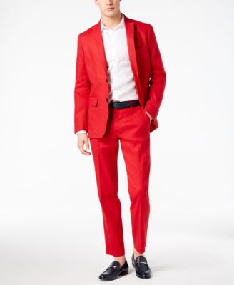 macy's red suit