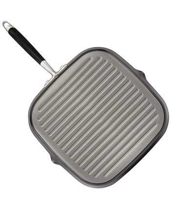 Anolon Advanced Hard Anodized Nonstick 11 In. Deep Square Grill Pan, Fry  Pans & Skillets, Household