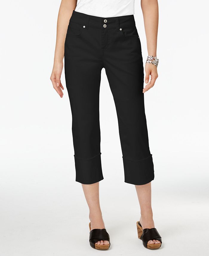 Style & Co Petite Cuffed Cropped Jeans, Created for Macy's - Macy's