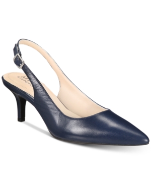 Alfani Women's Step 'N Flex Babbsy Pointed-Toe Slingback Pumps, Created for Macy's Women's Shoes