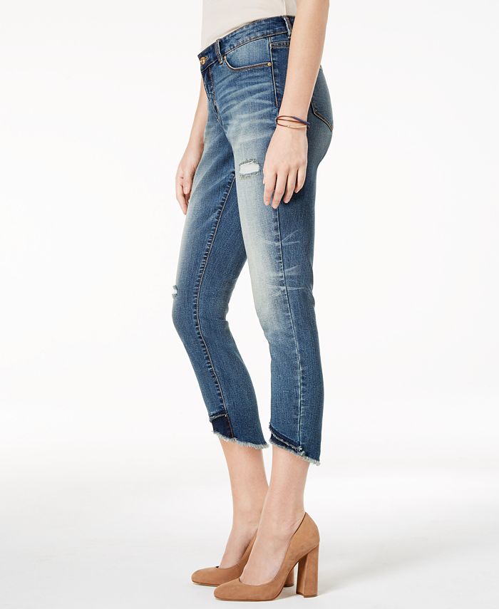 Vintage America Boho Ripped Skinny Jeans - Macy's