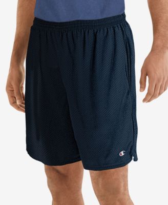 champion men's mesh shorts with pockets