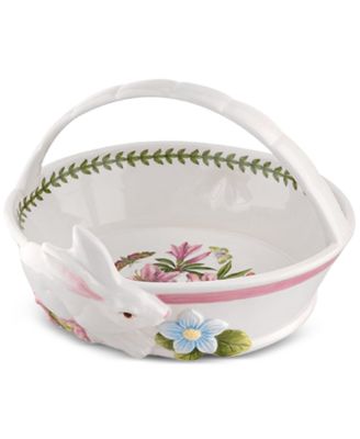 Portmeirion - Botanic Garden Terrace Bunny Oval Bread Basket
