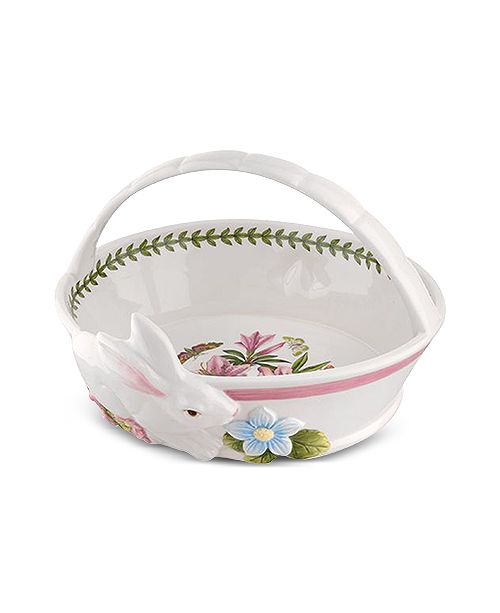Portmeirion Botanic Garden Terrace Bunny Oval Bread Basket