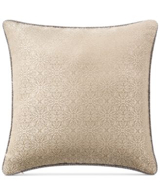CLOSEOUT! Carrick Reversible 18" Square Damask Decorative Pillow