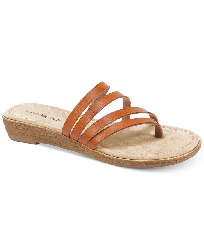 Seven Dials Brennan Strappy Wedge Sandals - Macy's