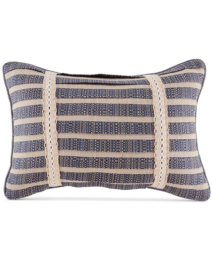 Croscill Kayden 19" x 13" Pieced Stripe Boudoir Decorative Pillow Macy's