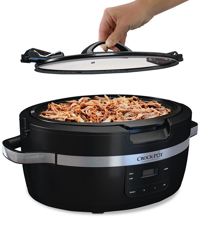 CrockPot 6Qt. ThermoShield Cook & Carry Slow Cooker Macy's
