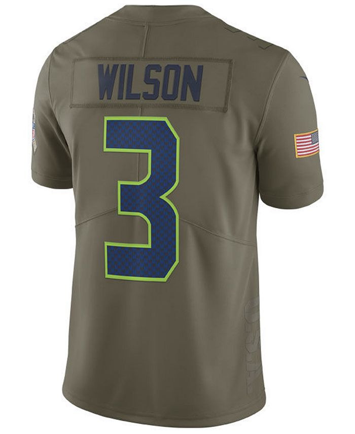 Nike Men s Russell Wilson Seattle Seahawks Salute To Service