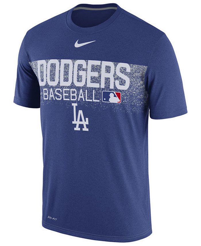 Nike Men's Los Angeles Dodgers Authentic Legend Team Issue T-Shirt ...