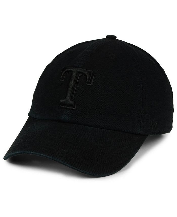 '47 Brand Texas Rangers Black on Black CLEAN UP Cap & Reviews - Sports ...