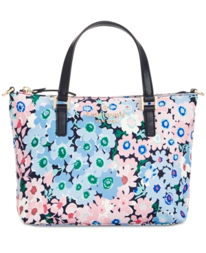 Kate Spade Watson Lane - Daisy Garden Lucie Crossbody Bag - Blue In Multi/gold