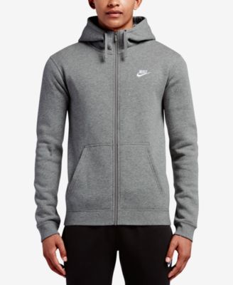 nike grey fleece hoodie