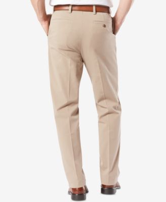 Men's Workday Smart 360 Flex Classic Fit Khaki Stretch Pants