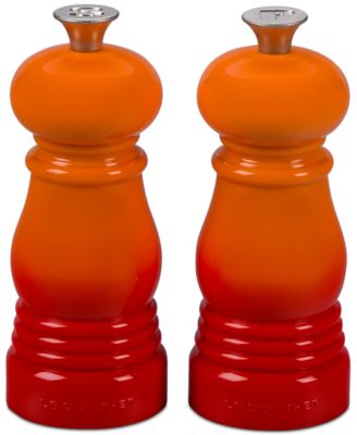 Petite Salt and Pepper Mill Set with Adjustable Grind 