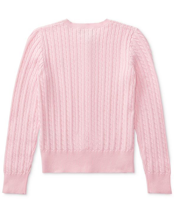 big cable knit cardigan