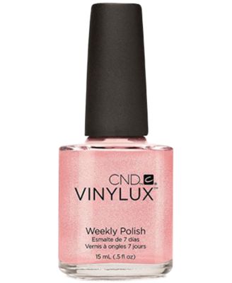 Creative Nail Design Vinylux Grapefruit Sparkle Nail Polish, from