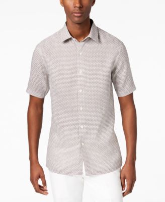 Tasso Elba Men's Linen Asmara Shirt 