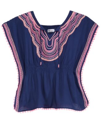 Epic Threads - Embroidered Caftan Top, Big Girls