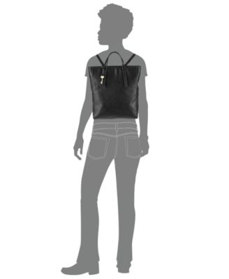 camilla convertible leather backpack