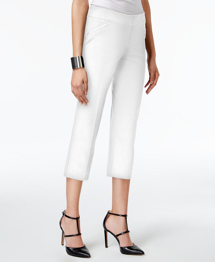 Alfani Straight Leg Capri Pants, $59, Macy's