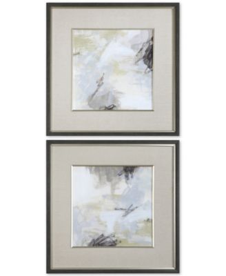 Uttermost - Abstract Vistas 2-Pc. Framed Printed Wall Art Set