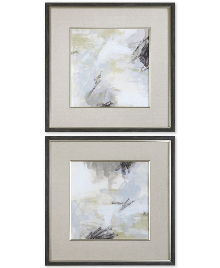 Uttermost - Abstract Vistas 2-Pc. Framed Printed Wall Art Set