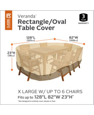 Extra Large Rectangle Patio Set Cover